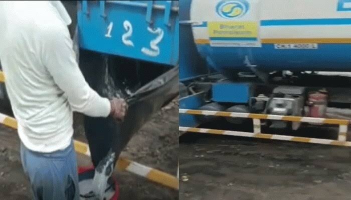 तारा में खुलेआम टैंकर से हो रहा डीजल पैट्रोल की चोरी, मिलावटी तेल बाजार में हो रहा सप्लाई, पुलिस बनी मूकदर्शक